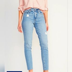 NWT Old Navy High-Waisted OG Straight Ankle Jean